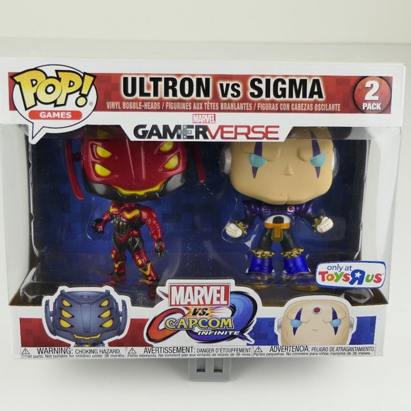 Funko POP! Ultron vs Sigma Gamerverse Collectible Vinyl Bobble-Heads - Picture 1 of 6